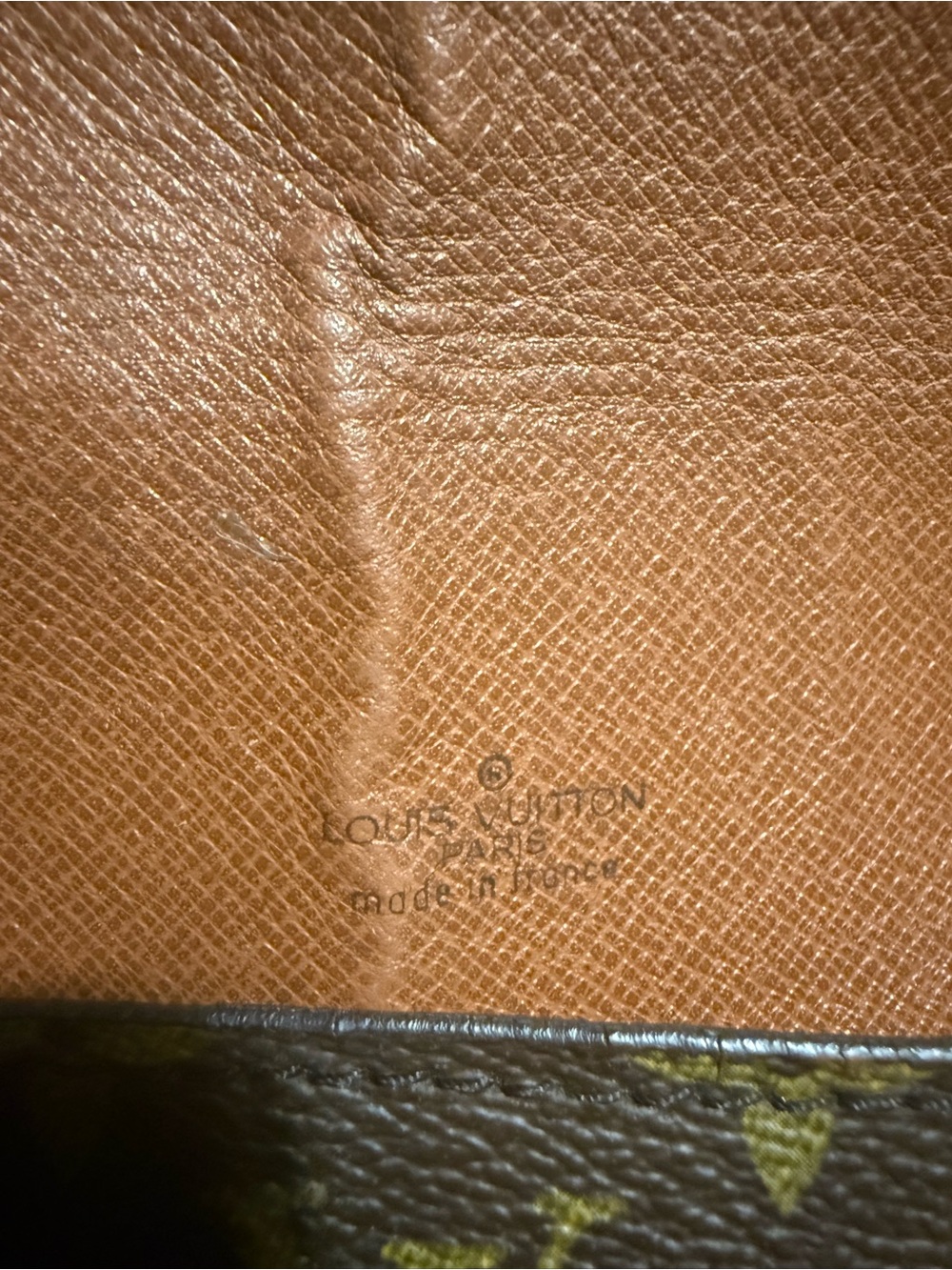 Louis Vuitton Monogram Shoulder Bag in Brown and Tan - Picture 9 of 12